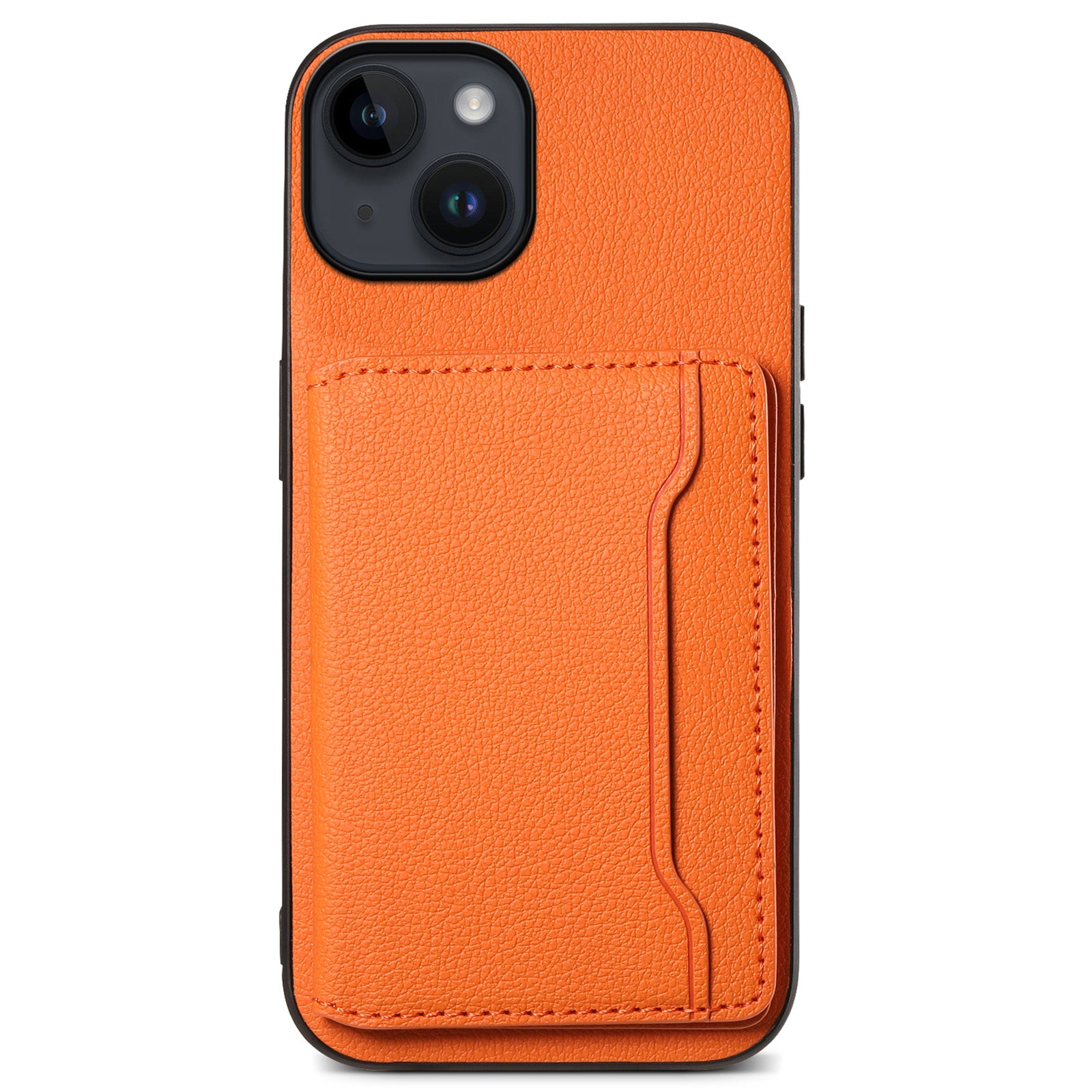 For iPhone 14 Case Anti-Scratch PU Leather Calf Texture Phone Cover For iPhone 14 Case Anti-Scratch PU Leather Calf Texture Phone Cover